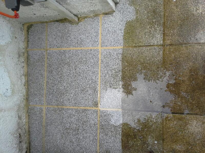 Grundreinigung von Steinböden